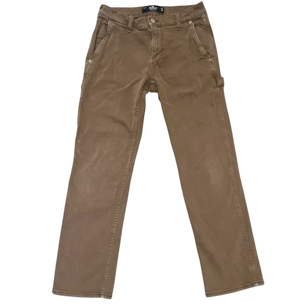 Hollister Epic Flex Carpenter Jean Men's Brown W29 L30 Workwear Straight Leg